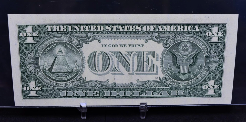 2003a Small Size $1 FRN GEM NEW 65 PPQ (B201) - Image 4 of 4