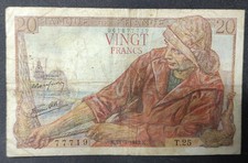 Francia banconota da 20 franchi peccatore del 21/05/1942 taglia 25 rif.: F.13/02