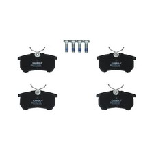 Satz Bremsbeläge Bremsklötze hinten für Ford Fiesta 5 JH 6 CB1 Focus 1 | 2439