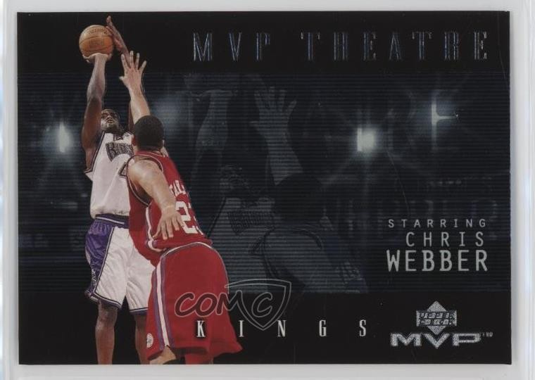 2000-01 Upper Deck MVP Theatre Chris Webber #M4 HOF 0u9w