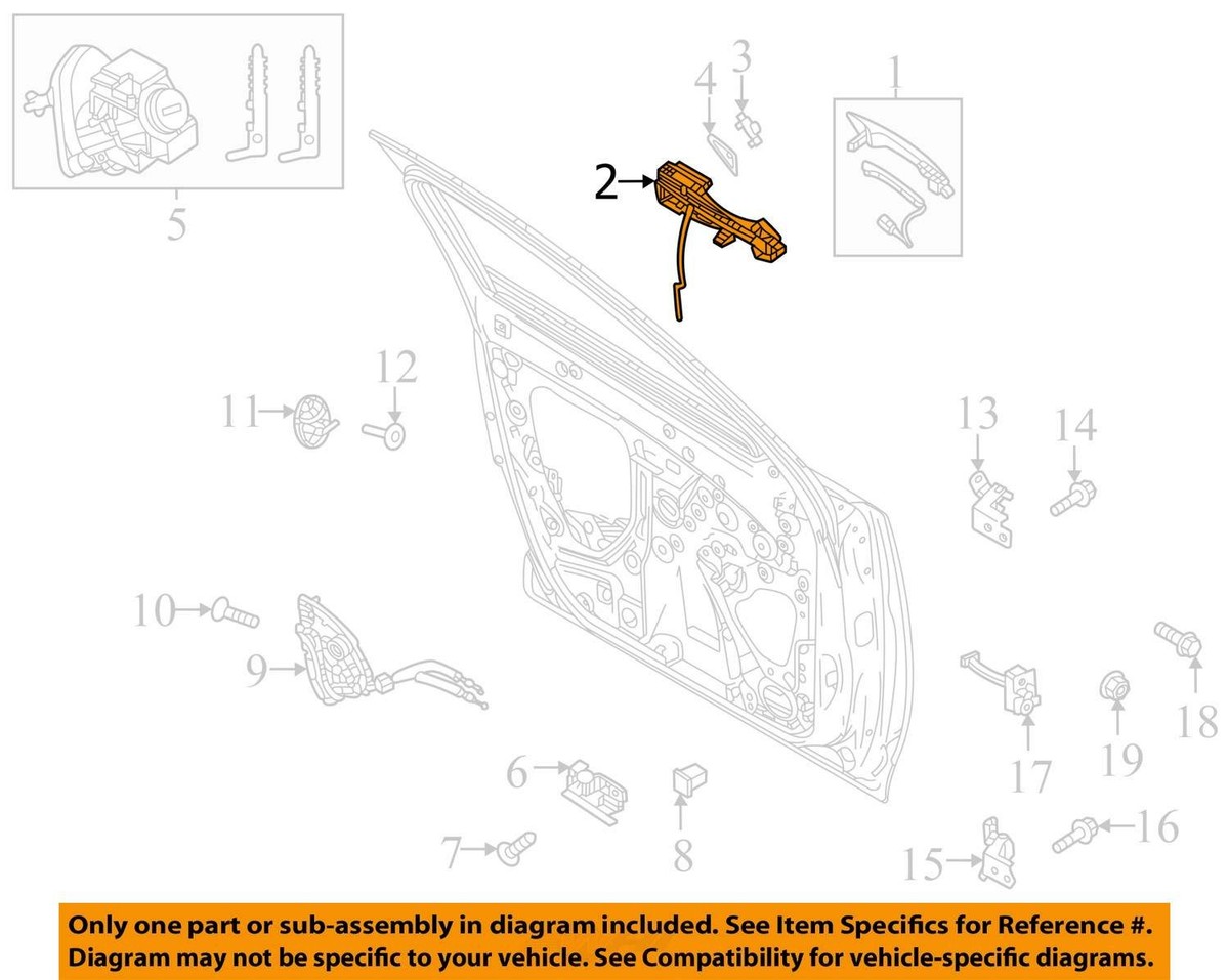 Genuine Mazda Handle Base DGH9-58-42XB for sale online | eBay