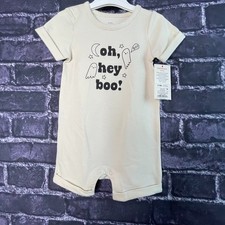 Cat Jack 6-9 Months Ghost Moon Baby One Piece Halloween Outfit Boo
