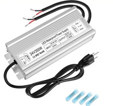 24V 350W LED Power Supply, IP67 Waterproof Driver Low Voltage Transformer 14.6A