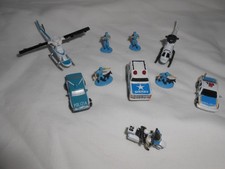 Micro Machines Galoob PolicePolizia Cars, Helicopters and Motorcycle Lot Of 10