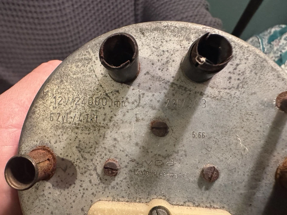 Velocímetro calibre RPM Porsche 912 Foto 2 de 4