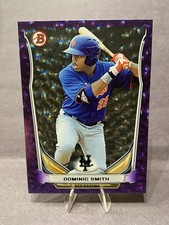 2014 Bowman Draft Top Prospects- Dominic Smith #TP-26 Purple Ice /99 NY Mets