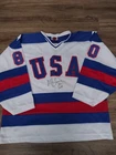 1980 USA Hockey Mike Eruzione Signed  Jersey Medium