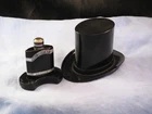 MINIATURE BAKELITE ART DECO TOP HAT SAVILLE MISCHIEF PERFUME SCENT BOTTLE FLACON