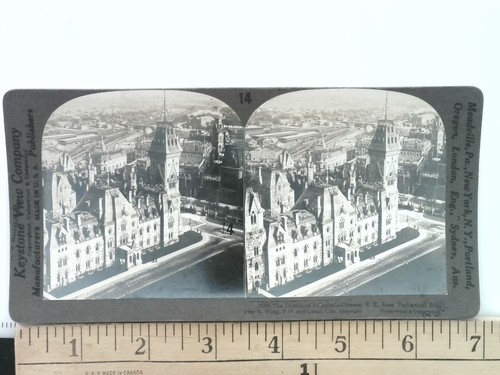 Ottawa Dominion's Capital Stereoview Keystone View Co. 1900s Canada