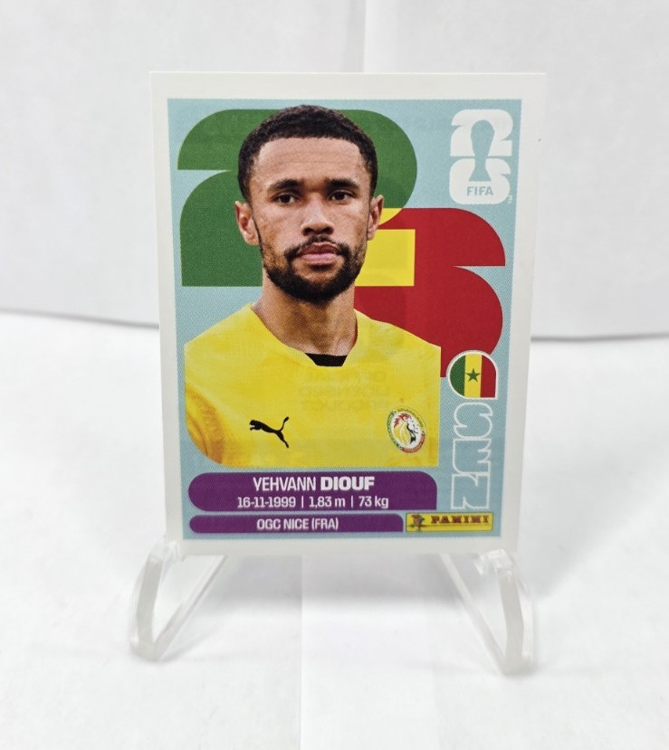Panini 2023 FIFA World Cup Rookie Yehvann Diouf #SMT 17 OGC Nice Soccer Card