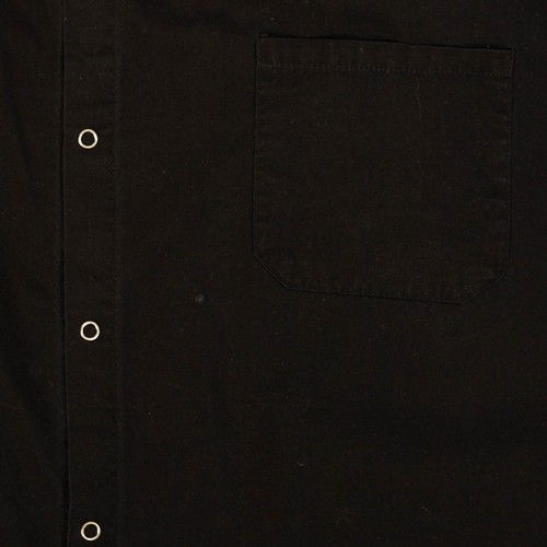 Dickies Vintage Short Sleeve Cotton Boxy Shirt 2XL Men's Black Plain - Picture 8 of 10