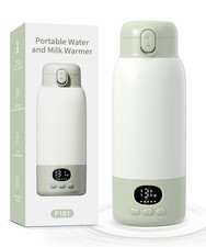 Portable Bottle Warmer 17oz Bottle Warmer for Breast Milk Formula  Water, Fa...