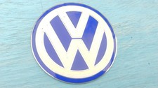 1999 - 2005 Vw Jetta 2.0l Engine Cover Logo Vw Emblem Round