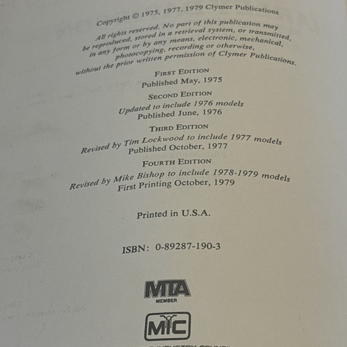 Harley Davidson 74 & 80 V-Twins 1959-1979 Service Repair Performance Manual USA - Picture 4 of 8