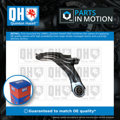Wishbone / Suspension Arm fits RENAULT CLIO Mk4 9 Front Lower, Left 2012 on QH