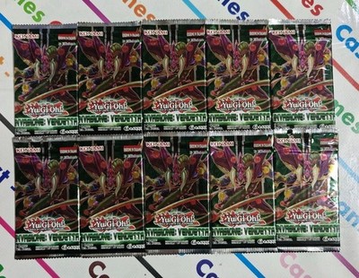 10 X YU-GI-OH TÜTEN INVASION RACHE 1* ITA EDITION NEU VERSIEGELT
