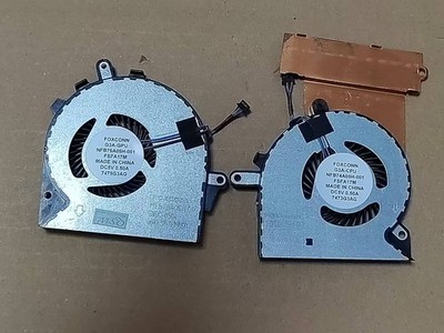 HP OMEN 15-CE 17-AN TPN-Q194 COOLING CPU&GPU FAN 929455-001 929456-001 SET