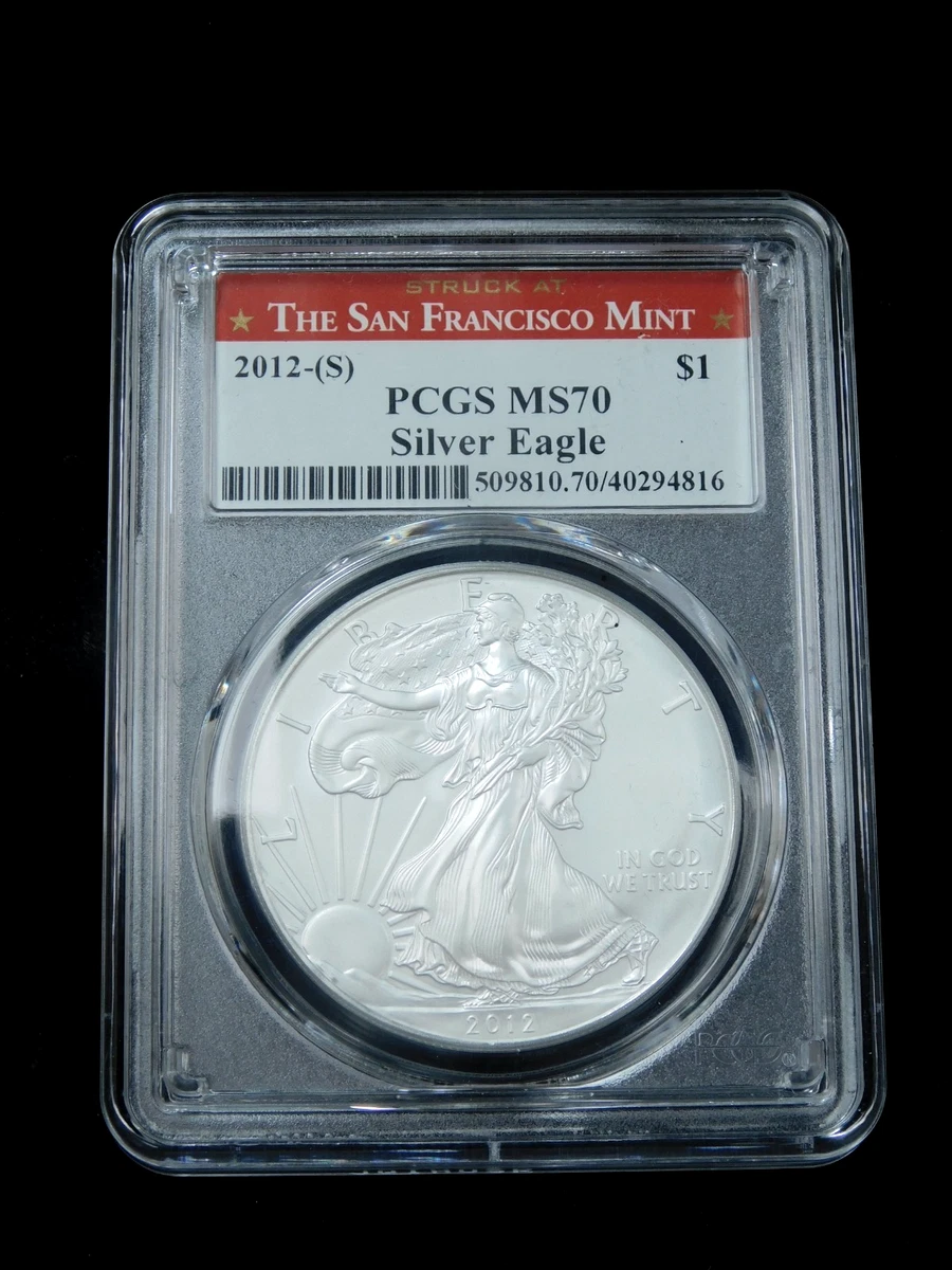 American Eagle MS 70 Graded 2012 Silver Bullion Coins for sale | eBay