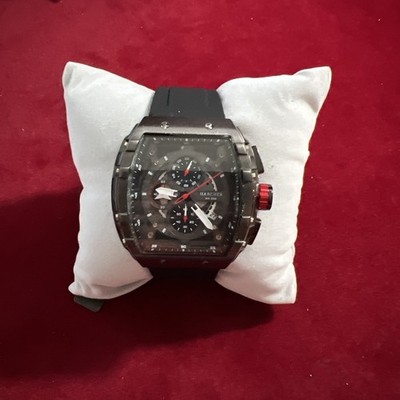 Quartz Movement, Silicone Band, Multi-Functional Design Dress Watches Harcher