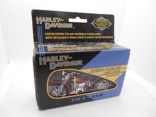Harley Davidson Limited Edition Historical Playing Cards Tin- 1903&ndash;1950- New