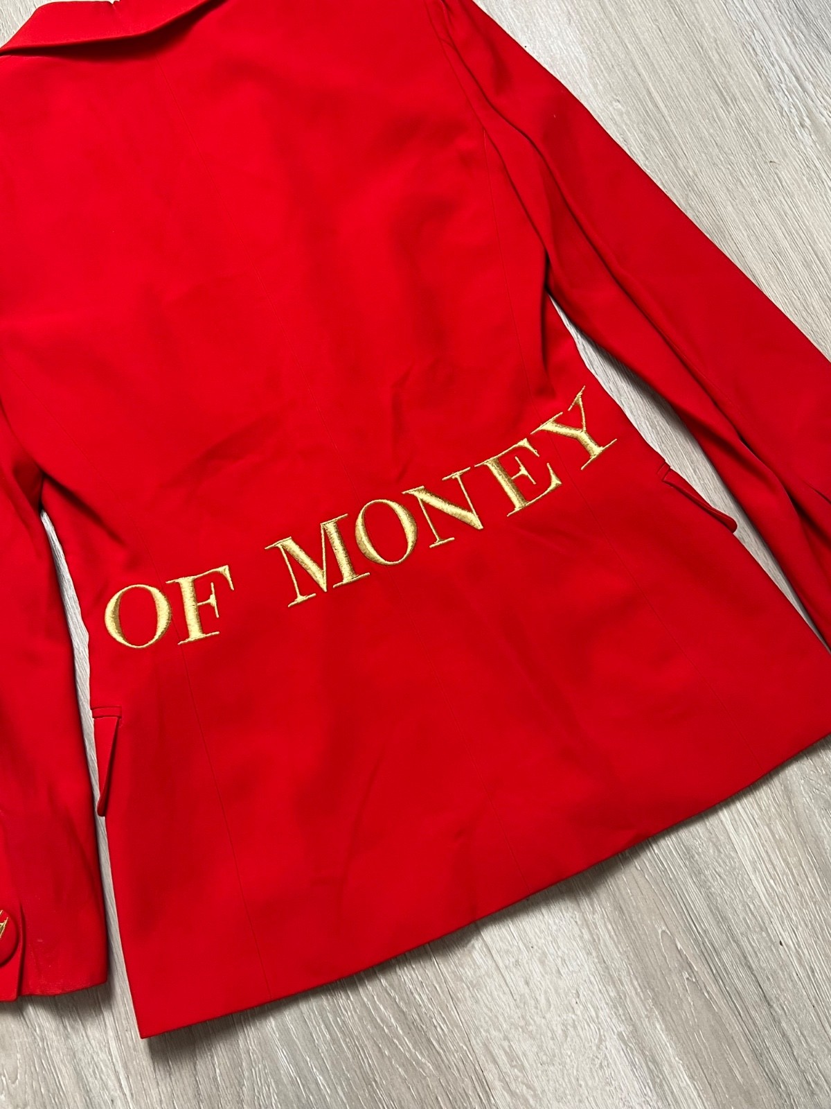 MOSCHINO Waist of Money 1991 Runway Blazer RARE Vintage image 8