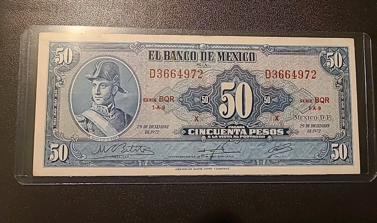 1972 墨西哥纸币| eBay