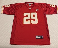 Eric Berry Authentic Sewn On Chiefs Jersey Size Large 50 Reebok NFL Equipment 