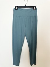 Women's Activewear Yoga Pants Leggings Size L/XL Blue High Rise Stretch