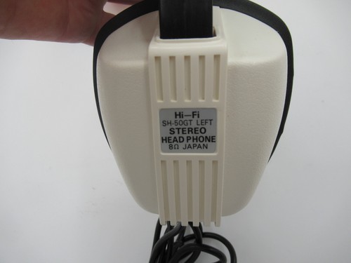 Auriculares estéreo vintage SH-50GT probados con caja original "Look" - Imagen 6 de 18