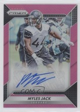 2016 Panini Prizm Rookie Auto Pink Prizm Myles Jack #RA-MJK Auto 2h4