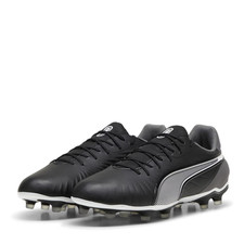Image of PUMA Mens Black & White King Match 5 FG Football Boots UK 9.5 NEW Ref 2280