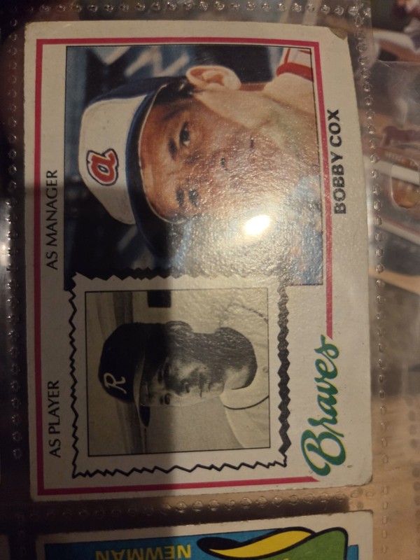 Bobby Cox Atlanta Braves Baseball Sports Trading Card
