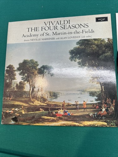 Alan Loveday -Vivaldi- The Four Seasons Vinyl LP -1970- UK Import - Argo ZRG 654