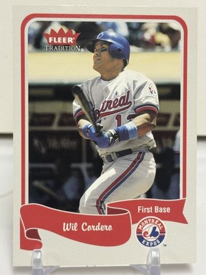 2004 Fleer Tradition #52 Wil Cordero Expos