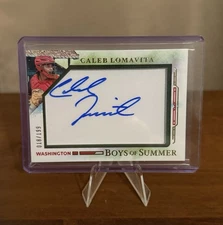 2025 Boys Of Summer Caleb Lomavita Jumbo Acetate Auto /199 Nationals