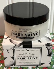 BEEKMAN 1802 VANILLA ABSOLUTE GOAT MILK HAND SALVE 2.5 oz NEW IN BOX SEALED