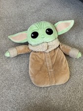 USED ONCE - Primark Star Wars Baby Yoda Grogu Hot Water Bottle Cover Only 35cm