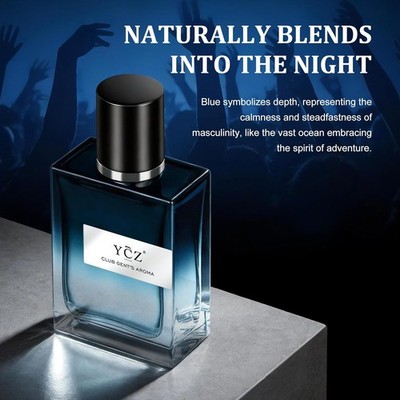 YCZ CLUB GENT's AROMA 1.7 fl oz Long Lasting Fragrance Men s Perfume..