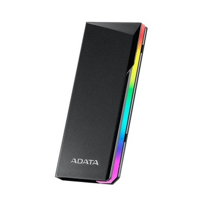 Adata EC700G M.2 SATA/PCIe SSD Gehäuse USB3.2 Typ-C mit RGB-Beleuchtung