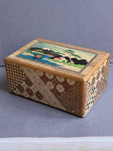 Vintage / Antike Japanische Holz Puzzle Box 40er Jahre - Bild 6 von 13