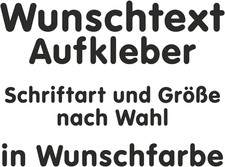Samunshi® Autoaufkleber Aufkleber Selbst Gestalten Wunschtext Name Wunschaufkleb