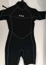 Zifumei Neoprene Shorty Black Wetsuit Men  Lightweight Diving Suit Size M