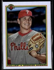 2020 Bowman #90B-SH Spencer Howard 1990 Bowman Baseball Card 0603G