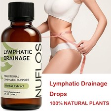 Nuflos Lymphatic Drainage Drops Natural Herba...