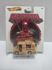 Hot Wheels Premium Deadpool 1:64 Diecast Real Riders Marvel Food Truck