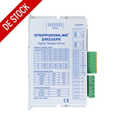 0-4A 24-50VDC Modbus RS485 Schrittmotortreiber für Nema 23,24, 34 Schrittmotoren