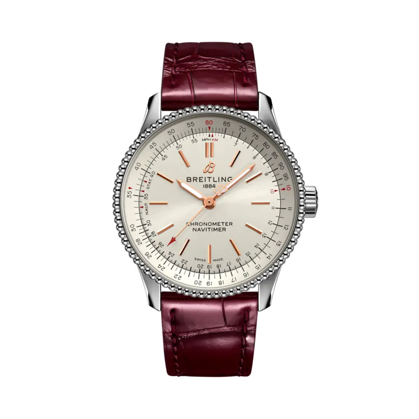 Breitling Navitimer Automatic Leather Strap Women… - image 2