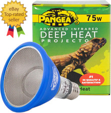 75w Deep Heat Projector For Reptiles With Carbon Fiber Filament Core Warming 75w Deep Heat Projector For Reptiles With Carbon Fiber Filament Core Warming
