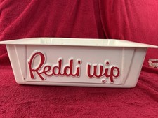 Dairy Reddi Whip Top Wip Cream Plastic Advertising Container Vintage