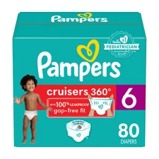 Pampers Cruisers 360 Diapers - Size 6 - 80ct